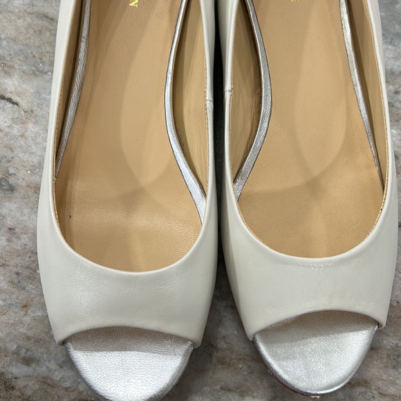 Cole Haan NikeAir Womens Astoria Peep Tor Ballet Flats Sz 8.5 - Picture 5 of 7